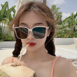 GM new style sunglasses, Douyin influencer, Xiaohongshu, women's driving anti-UV large frame square frame sunglasses wholesale